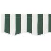 vidaXL Valance de toldo Verde y 580 x 20 cm Lona