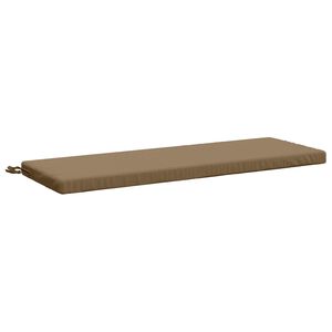 vidaXL Coj&iacute;n de banco SOEST 100% Poli&eacute;ster Topo 100 x 40 x 5 cm