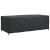 vidaXL Funda para muebles Liso Negro 300 x 140 x 90 cm 210D