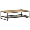 vidaXL Mesa de centro de madera maciza reciclada 110x60x35 cm