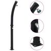 vidaXL Ducha solar negra 214 cm 20 L