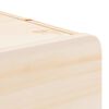vidaXL Mesita de Noche Marr&oacute;n 39 x 34 x 16,5 cm Madera maciza de pino