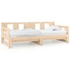 vidaXL Sof&aacute; cama extra&iacute;ble madera maciza de pino 2x(90x200) cm