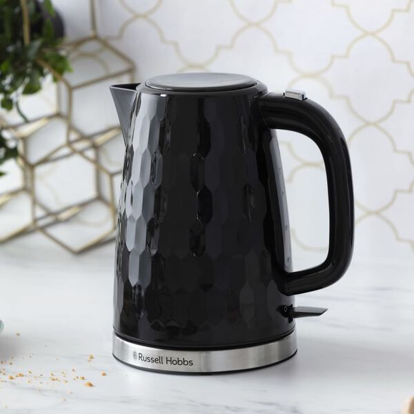 Russell Hobbs Hervidor el&eacute;ctrico Honeycomb negro