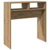 vidaXL Mesa consola madera de ingenier&iacute;a roble artesanal 78x30x80 cm
