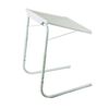 MESA LING Bandeja de TV ajustable Tavolino blanca