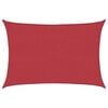 vidaXL Toldo de vela rojo HDPE 160 g/m&sup2; 5x6 m