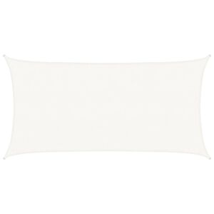 vidaXL Toldo de vela blanco HDPE 160 g/m&sup2; 2,5x5 m