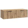 vidaXL Mueble para TV de pared 98 x 41 x 30 cm Roble artisan