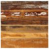 vidaXL Tablero mesa cuadrada madera reciclada maciza 70x70 cm 15-16 mm