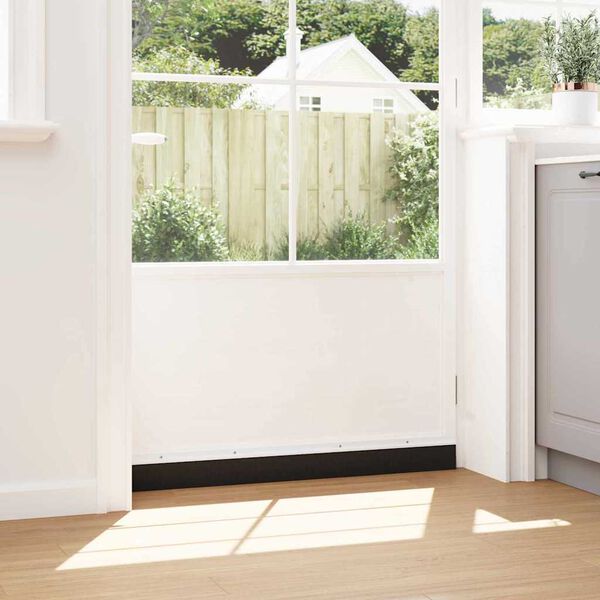 vidaXL Sellos de cepillo de puerta atornillables 12 pcs 100 cm