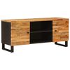 vidaXL Mueble de TV Marr&oacute;n 105 x 33 x 46 cm Madera de mango maciza