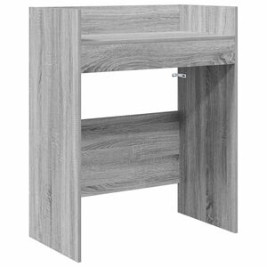 vidaXL Mesa de DJ Sonoma gris 82 x 45 x 102 cm Madera de ingenier&iacute;a