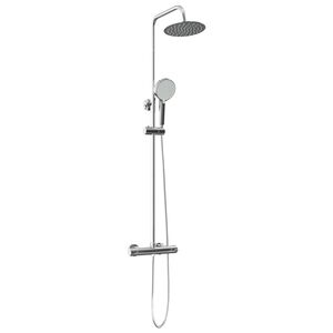 vidaXL Juego de Sistema de Ducha Termost&aacute;tica Manual Cromado