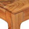 vidaXL Mesa de comedor de madera maciza 118x60x76 cm