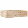 vidaXL Jardinera de madera maciza de pino 90x60x23 cm
