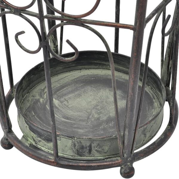 vidaXL Parag&uuml;ero de estilo antiguo de hierro negro