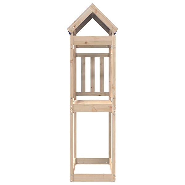 vidaXL Torre de Juego Marr&oacute;n Madera de pino macizo