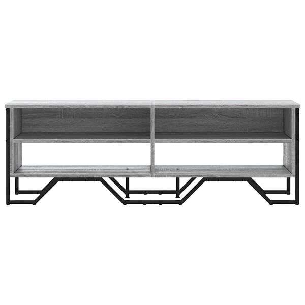 vidaXL Mueble de TV madera de ingeniería gris sonoma 122x34x41 cm