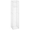 vidaXL Cesta poste de gaviones de hierro 40x40x180 cm