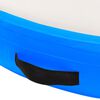 vidaXL Esterilla inflable de gimnasia y bomba PVC azul 100x100x10 cm