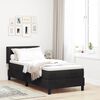 vidaXL Cama tipo Box Spring con colch&oacute;n Negro 200 x 80 cm Terciopelo