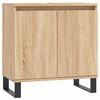 vidaXL Armario de ba&ntilde;o madera de ingenier&iacute;a roble Sonoma 58x33x60 cm