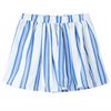 Falda infantil azul cobalto y blanco 128
