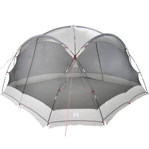 vidaXL Tienda mosquitera con techo Gris 434 x 434 x 230 cm