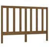 vidaXL Cabecero de cama madera maciza de pino marr&oacute;n miel 166x4x100 cm