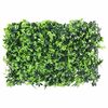 &nbsp;vidaXL Valla de hojas artificiales 24 uds verde 40x60 cm