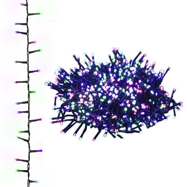 vidaXL Tira de luces compacta con 1000 LED PVC pastel multicolor 25 m