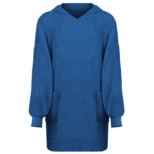 vidaXL Sudadera manta KINN Azul Marino L Algod&oacute;n