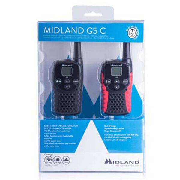 MIDLAND Juego de walkie talkies