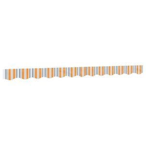 vidaXL Tela de cenefa de toldo de repuesto rayas de colores 300 cm