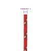 vidaXL Cuerda de barco polipropileno rojo 3 mm 100 m