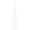 vidaXL Cono de luz LED decorativo acr&iacute;lico azul 120 cm