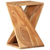 vidaXL Mesa auxiliar madera maciza de acacia 35x35x55 cm