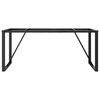 vidaXL Patas de mesa de comedor estructura O acero 180x80x73 cm