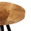 vidaXL Set de mesa y taburetes de bar 5 piezas madera maciza de mango