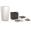 LECHUZA Macetero Cubico 30 ALL-IN-ONE blanco brillante