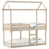 vidaXL Cama litera sin colch&oacute;n madera maciza de pino 90x190 cm