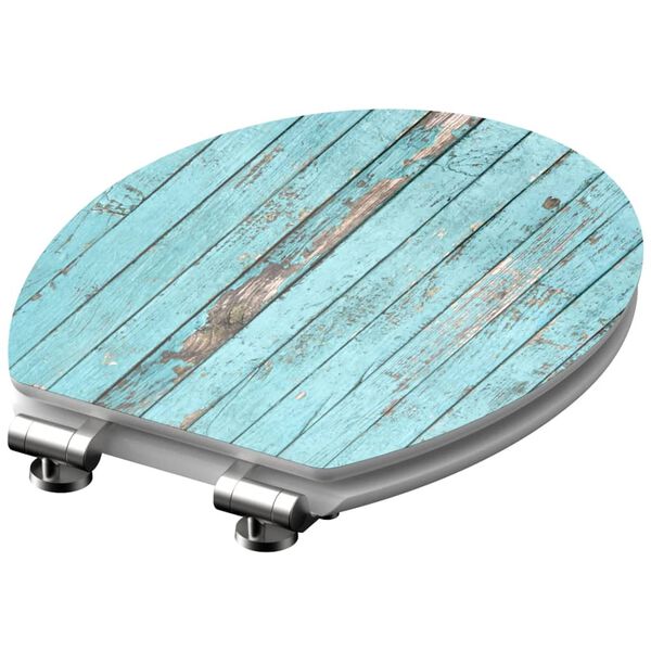 SCH&Uuml;TTE Tapa de v&aacute;ter con cierre suave brillante MDF BLUE WOOD