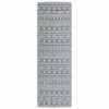 vidaXL Alfombra exterior ARAKIL PP gris 80x250 cm