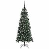 vidaXL &Aacute;rbol de Navidad artificial Verde 150 cm PVC, Pl&aacute;stico y Acero