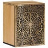 vidaXL Armario de ba&ntilde;o de pared madera maciza de mango 38x33x48 cm