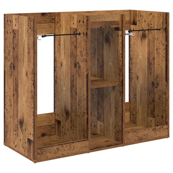 vidaXL Armario de Golf Liso Madera vieja 102 x 45 x 85,5 cm
