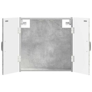 vidaXL Armario para dianas HOORN Gris Hormig&oacute;n 52,5 x 10,5 x 53,5 cm