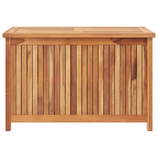 vidaXL Caja de almacenaje de jard&iacute;n madera maciza de teca 90x50x58 cm