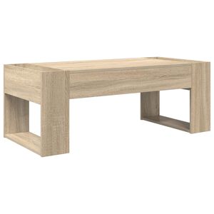 vidaXL Mesa de Caf&eacute; Roble Sonoma 110 x 50 x 41 cm Madera de ingenier&iacute;a